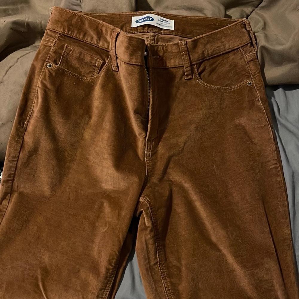 Brown corduroy pants